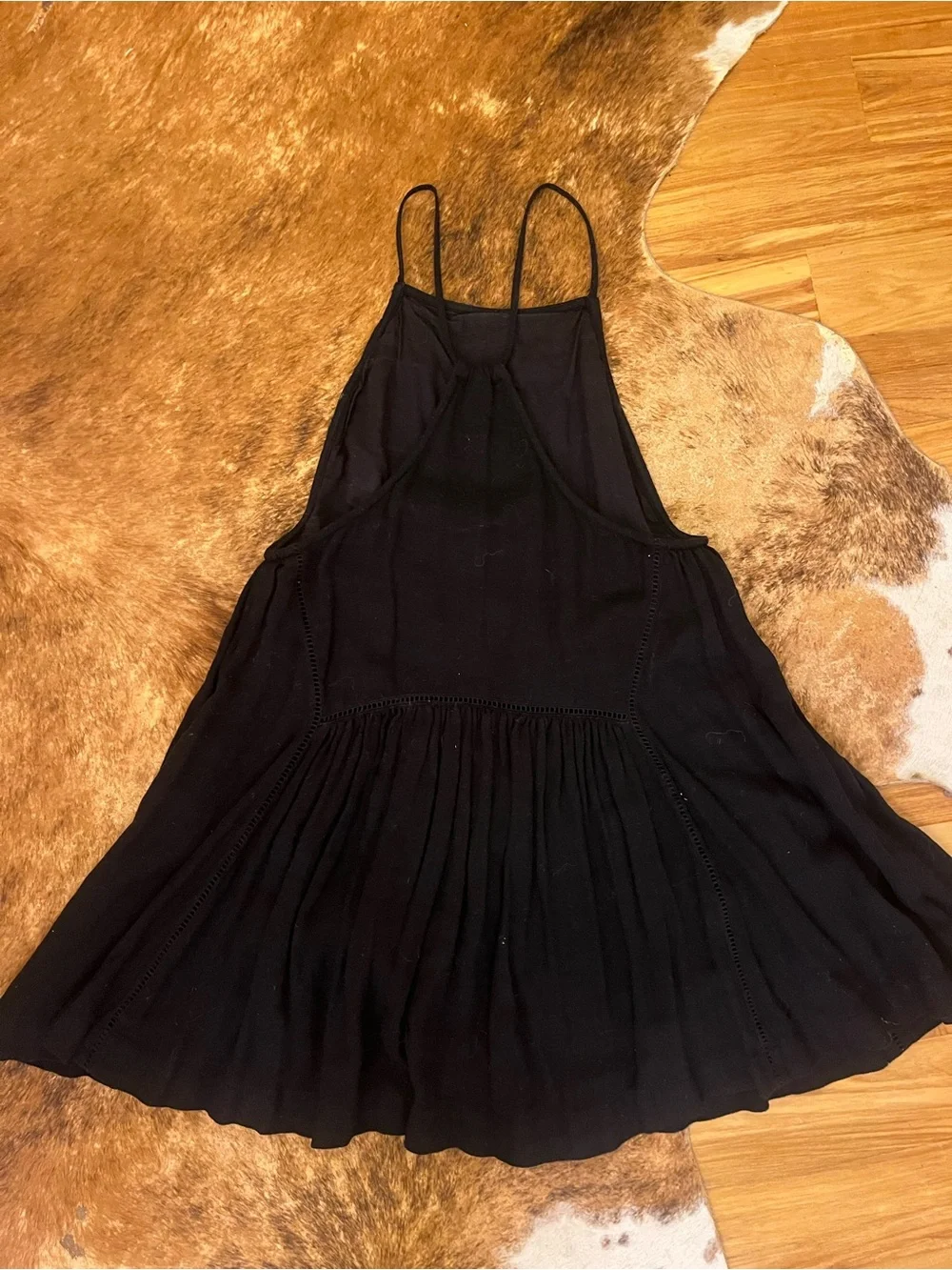 Free people black babydoll dress
